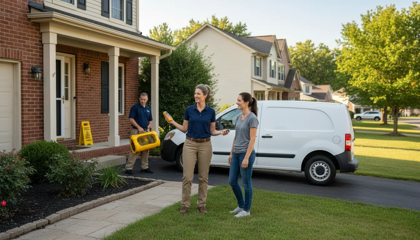 Water restoration image for Water Damage & Restoration Services in Queen City, TX